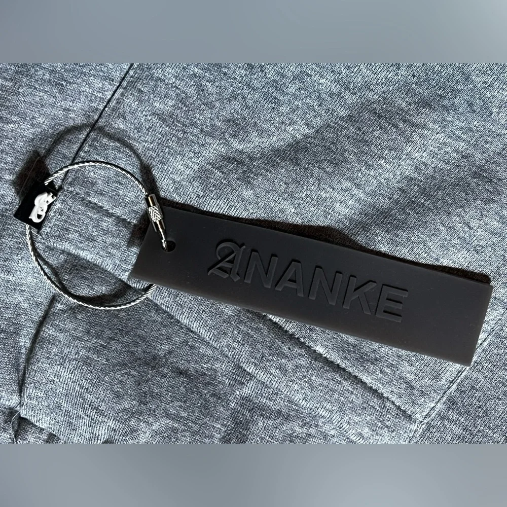 Ananke Men’s‎ Heather Grey Fleece Shorts Size Small Drawstring Lounge NWT